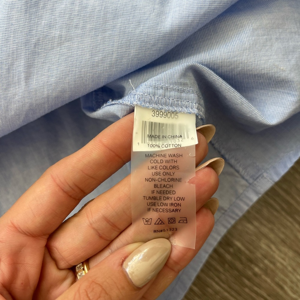 Court & Rowe Ruffle Trim Button-Up Top - Picture 5 of 8